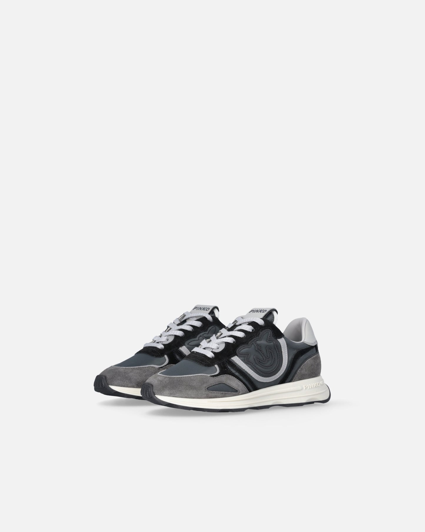 Suede sneakers with logo