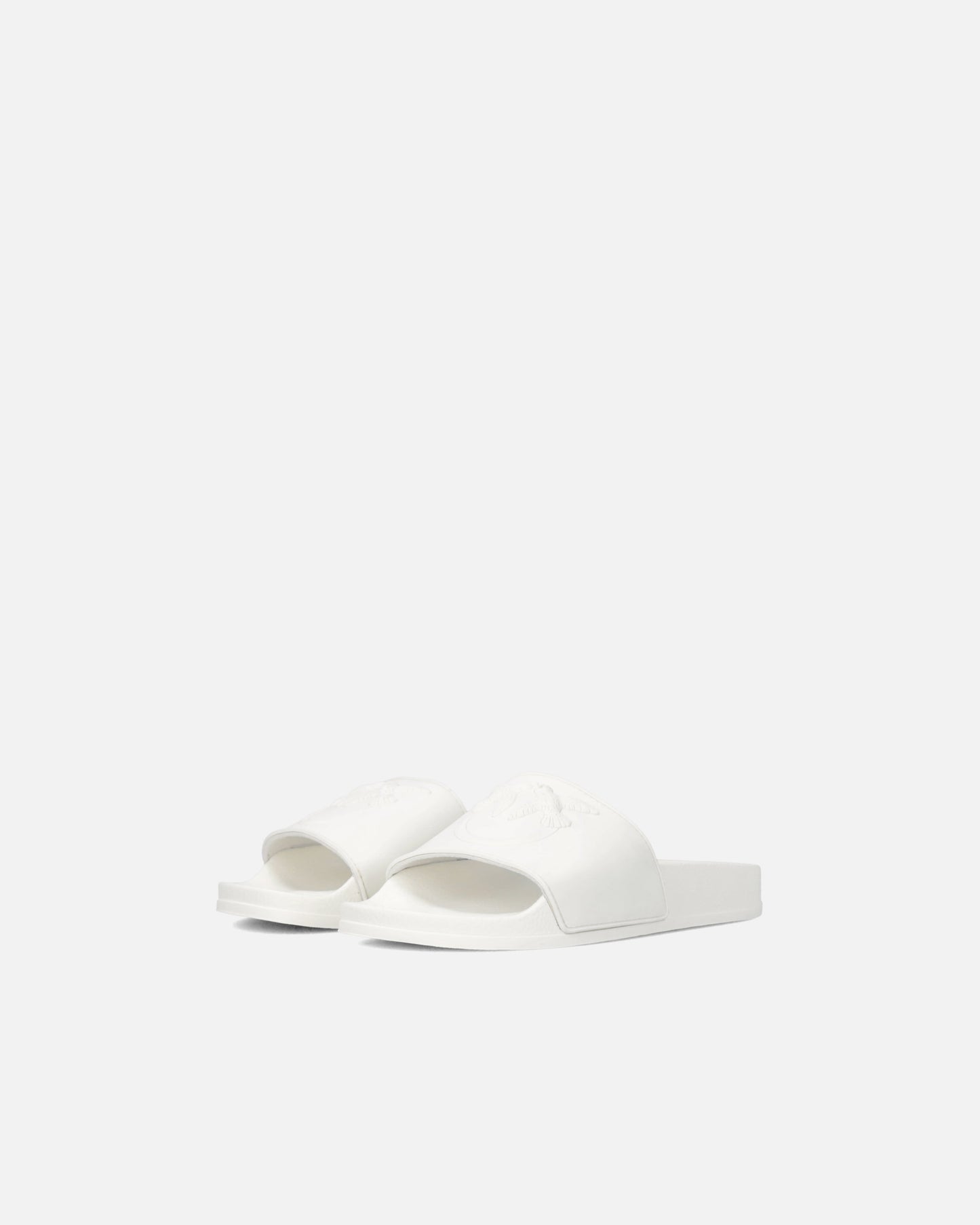 Rubber slip-on sandals with Love Birds maxi logo