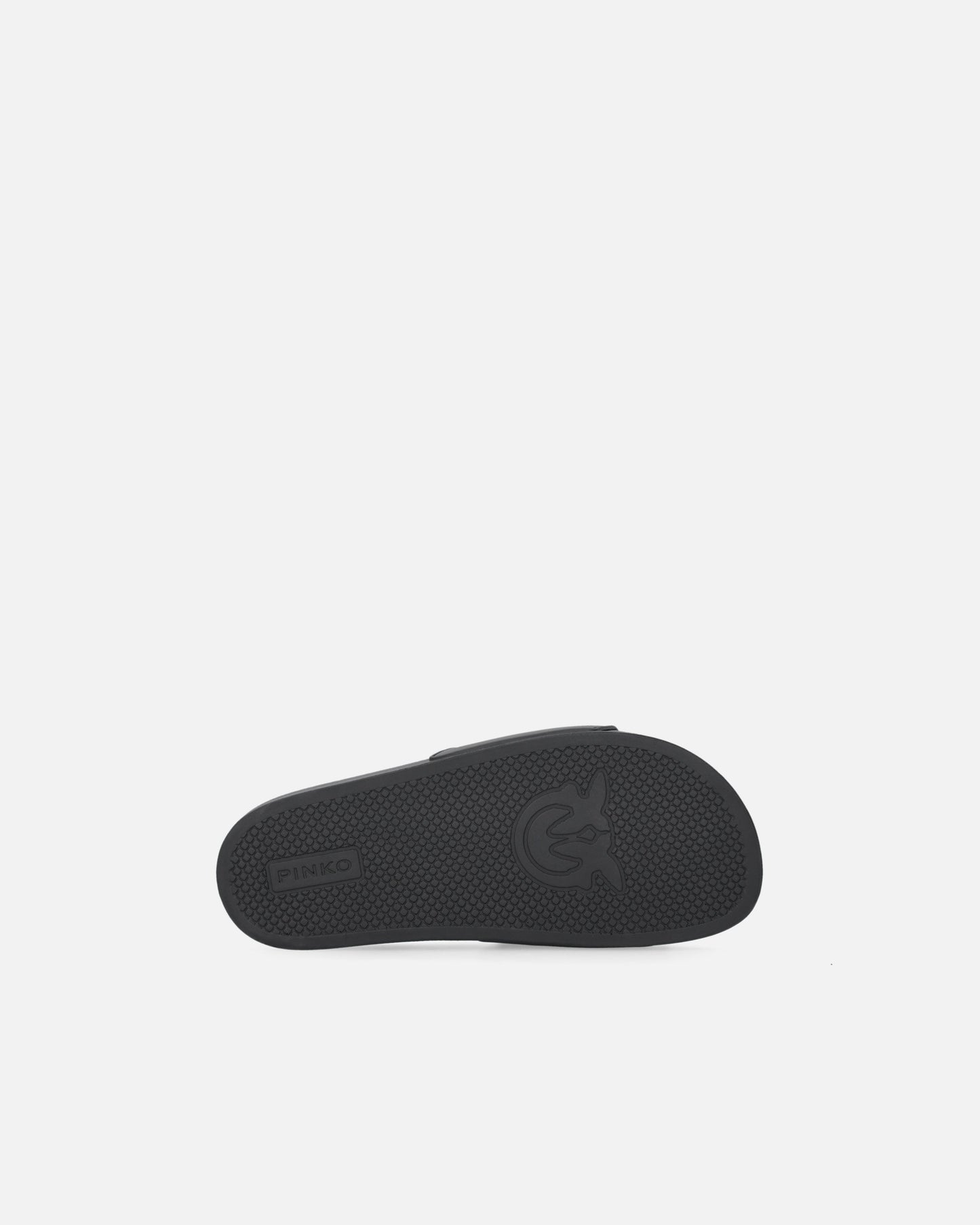Rubber slip-on sandals with Love Birds maxi logo