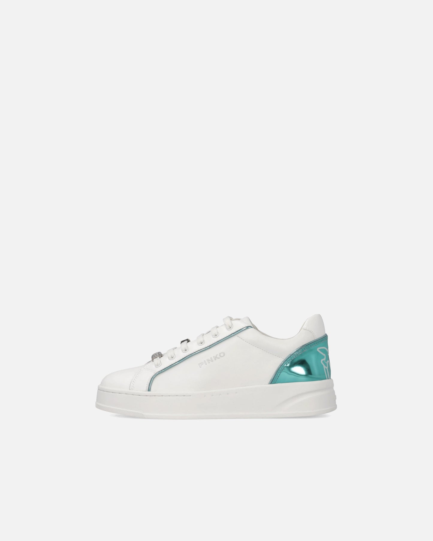 Leather sneakers with logo