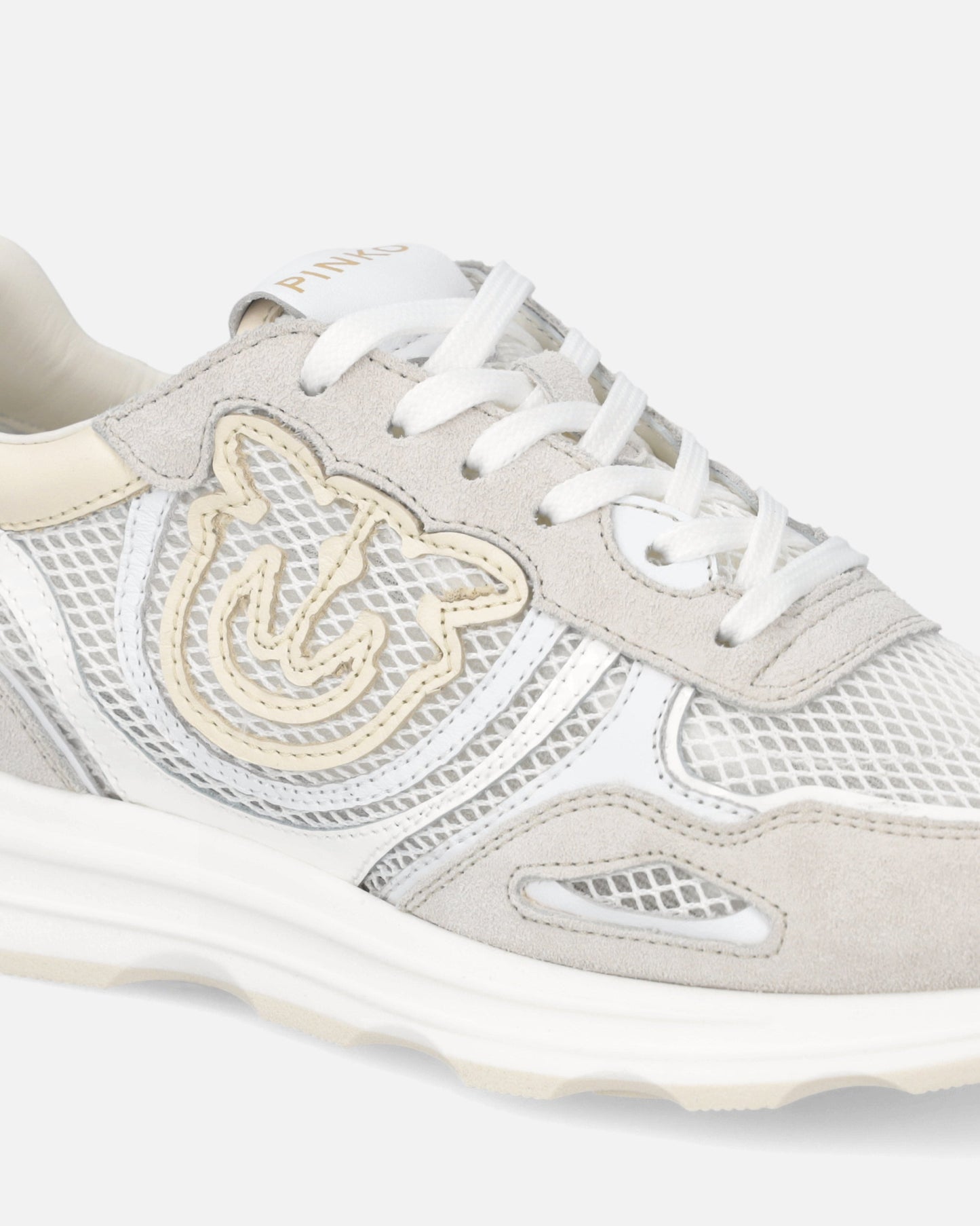 Mesh and suede sneakers with Love Birds logo