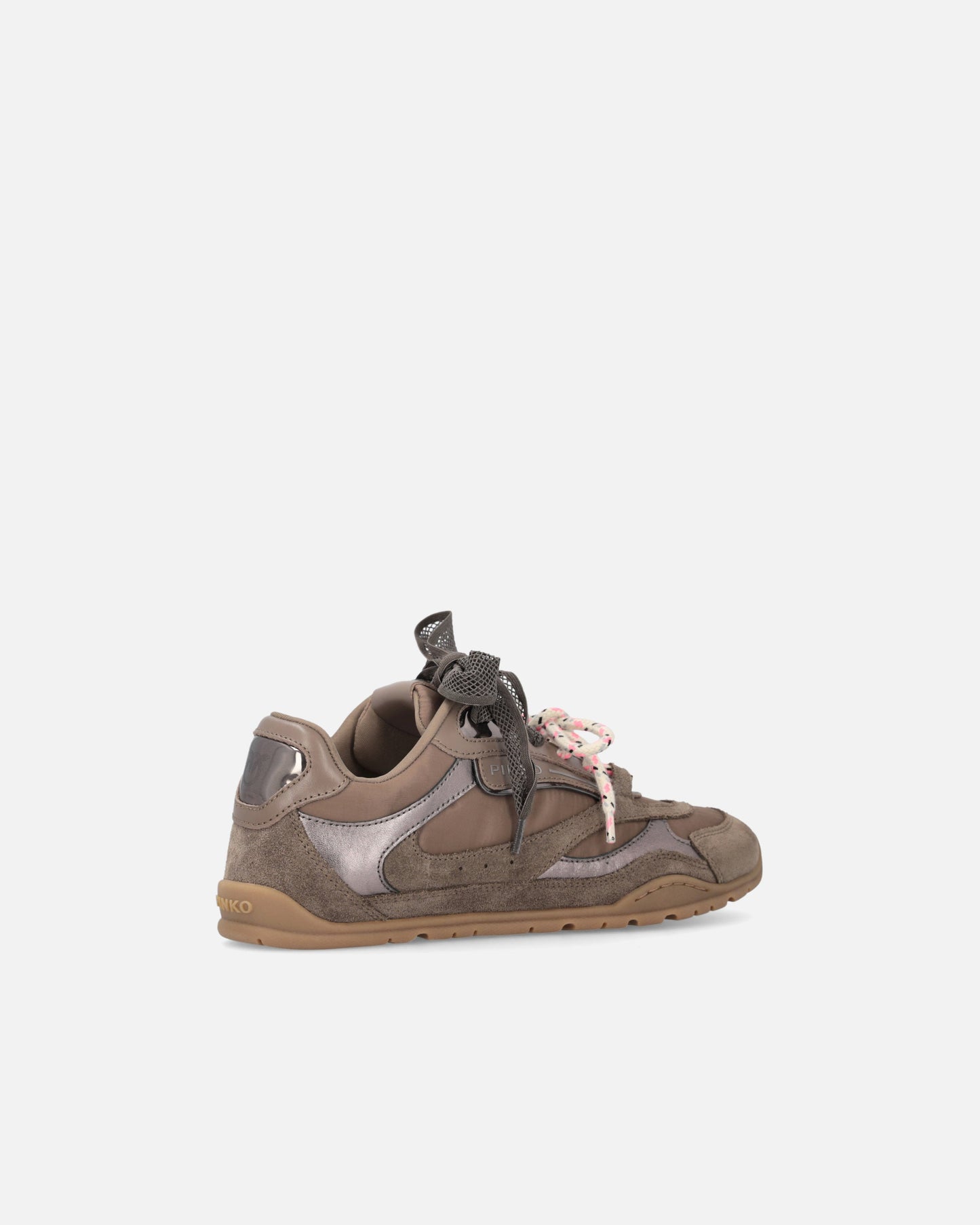 Sneakers with double laces and logo details