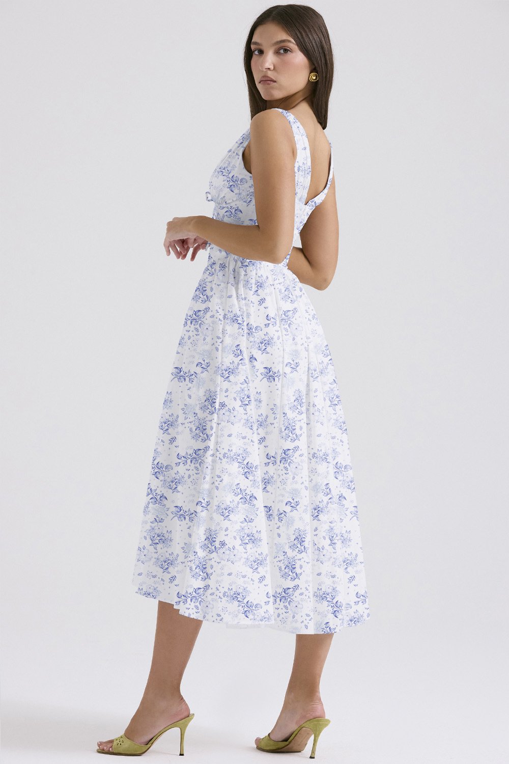 Stylish Floral Print V-Neck Swing Dress🌺Buy 2 Free Shipping