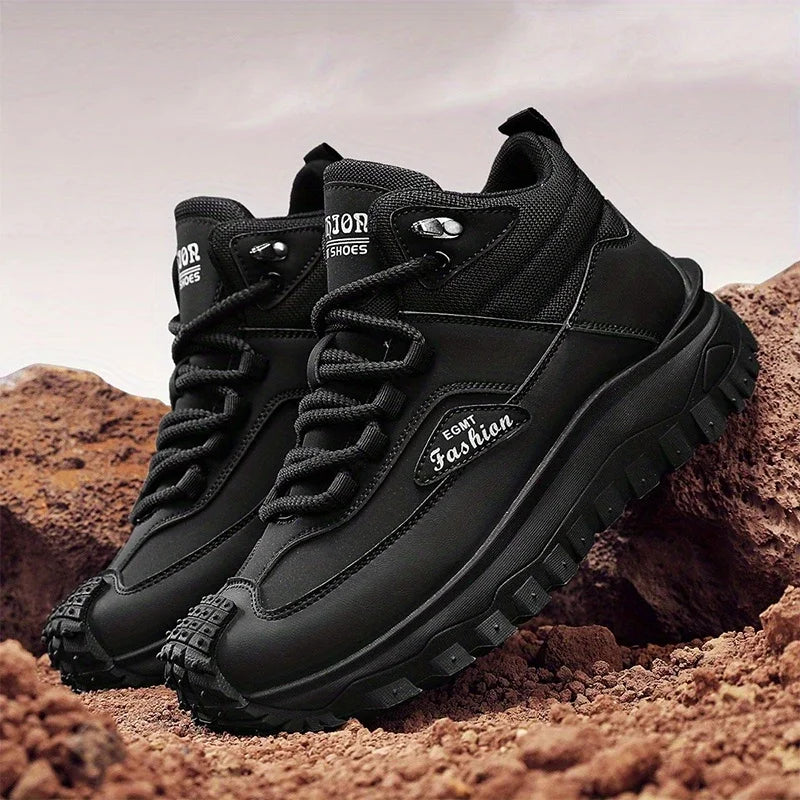 (⏰Zeitlich begrenztes Angebot 70% Rabatt) Herren Arbeits- und Wanderstiefel – wasserdicht, rutschfest, durchtritts- und bruchsicher, breite Zehenkappe, Fußgewölbestütze – ideal für den Alltag und Outdoor-Abenteuer