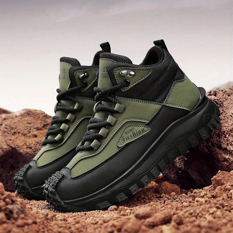 (⏰Zeitlich begrenztes Angebot 70% Rabatt) Herren Arbeits- und Wanderstiefel – wasserdicht, rutschfest, durchtritts- und bruchsicher, breite Zehenkappe, Fußgewölbestütze – ideal für den Alltag und Outdoor-Abenteuer
