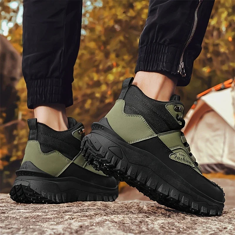 (⏰Zeitlich begrenztes Angebot 70% Rabatt) Herren Arbeits- und Wanderstiefel – wasserdicht, rutschfest, durchtritts- und bruchsicher, breite Zehenkappe, Fußgewölbestütze – ideal für den Alltag und Outdoor-Abenteuer