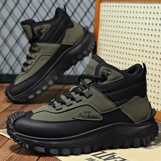 (⏰Zeitlich begrenztes Angebot 70% Rabatt) Herren Arbeits- und Wanderstiefel – wasserdicht, rutschfest, durchtritts- und bruchsicher, breite Zehenkappe, Fußgewölbestütze – ideal für den Alltag und Outdoor-Abenteuer
